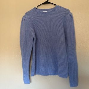 Lewit Sweater Silk mohair puff sleeve NWOT